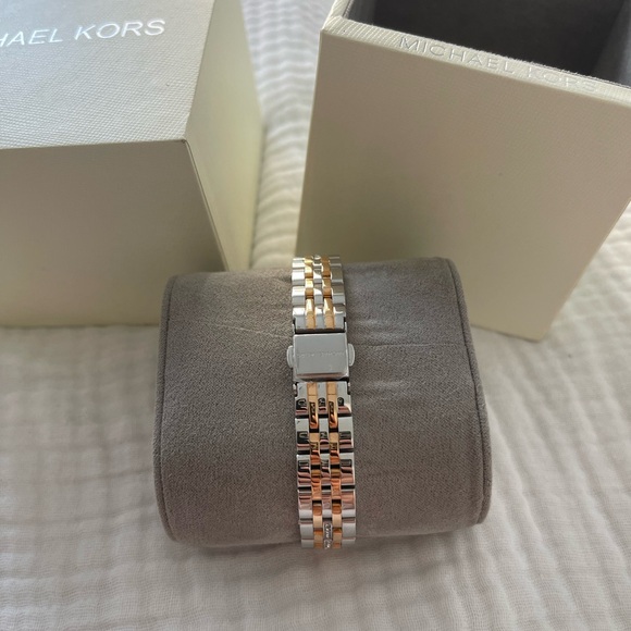 Michael Kors Cinthia Two Tone Watch - Picture 2 of 4